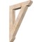 Ekena Millwork Traditional Slat Smooth Bracket, Douglas Fir, 5 1/2"W x 34"D x 46"H BKT06X34X46TRA06SDF - alternate 1